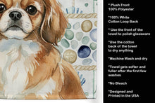 Load image into Gallery viewer, Tibetan Spaniel Coastal Sea Glass Kitchen Towel
