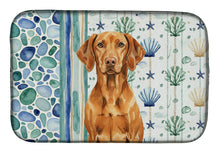 Load image into Gallery viewer, Vizsla Coastal Sea Glass Dish Drying Mat