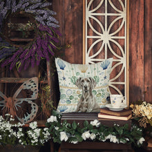 Load image into Gallery viewer, Weimaraner Coastal Sea Glass Throw Pillow