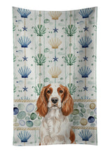 Load image into Gallery viewer, Welsh Springer Spaniel Coastal Sea Glass Kitchen Towel