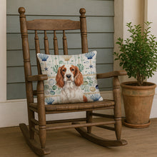 Load image into Gallery viewer, Welsh Springer Spaniel Coastal Sea Glass Throw Pillow