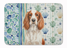 Load image into Gallery viewer, Welsh Springer Spaniel Coastal Sea Glass Memory Foam Kitchen Mat