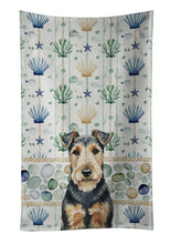 Load image into Gallery viewer, Welsh Terrier Coastal Sea Glass Kitchen Towel