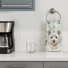 Load image into Gallery viewer, Westie Coastal Sea Glass Kitchen Towel
