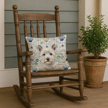 Load image into Gallery viewer, Westie Coastal Sea Glass Throw Pillow