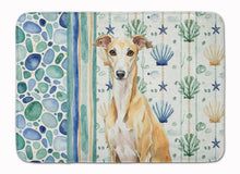 Load image into Gallery viewer, Fawn Whippet Coastal Sea Glass Memory Foam Kitchen Mat
