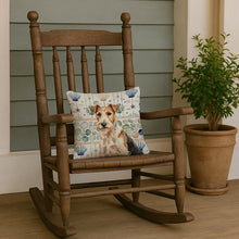 Load image into Gallery viewer, Wire Fox Terrier Coastal Sea Glass Throw Pillow