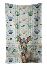 Load image into Gallery viewer, Xoloitzcuintli Coastal Sea Glass Kitchen Towel