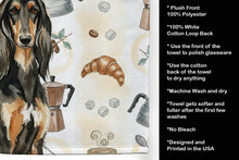 Load image into Gallery viewer, Black &amp; Tan Afghan Hound Coffee Bar Kitchen Towel