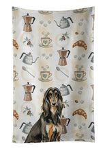 Load image into Gallery viewer, Black &amp; Tan Afghan Hound Coffee Bar Kitchen Towel