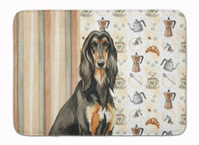 Load image into Gallery viewer, Black &amp; Tan Afghan Hound Coffee Bar Memory Foam Kitchen Mat