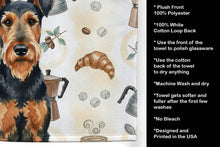 Load image into Gallery viewer, Airedale Terrier Coffee Bar Kitchen Towel