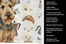 Load image into Gallery viewer, Grizzle Airedale Terrier Coffee Bar Kitchen Towel
