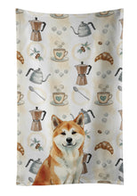 Load image into Gallery viewer, Red Akita Coffee Bar Kitchen Towel