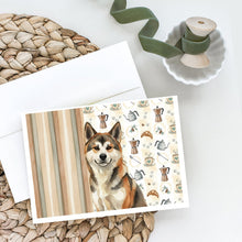 Load image into Gallery viewer, Sesame Akita Coffee Bar Greeting Cards Pack of 8