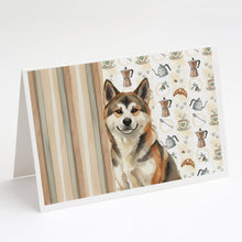 Load image into Gallery viewer, Sesame Akita Coffee Bar Greeting Cards Pack of 8
