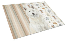 Load image into Gallery viewer, White Akita Coffee Bar Glass Cutting Board