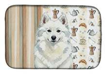 Load image into Gallery viewer, American Eskimo Coffee Bar Dish Drying Mat