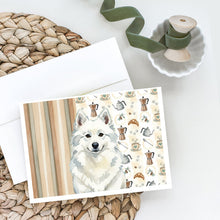 Load image into Gallery viewer, American Eskimo Coffee Bar Greeting Cards Pack of 8