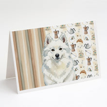 Load image into Gallery viewer, American Eskimo Coffee Bar Greeting Cards Pack of 8
