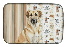 Load image into Gallery viewer, Anatolian Shepherd Dog Coffee Bar Dish Drying Mat