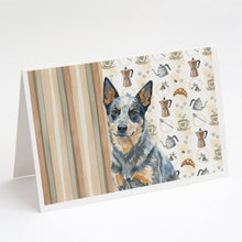 Load image into Gallery viewer, Blue Heeler Australian Cattle Dog Coffee Bar Greeting Cards Pack of 8