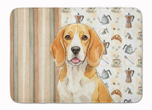Load image into Gallery viewer, Lemon and White Beagle Coffee Bar Memory Foam Kitchen Mat