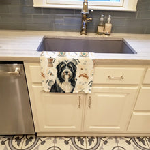 Load image into Gallery viewer, Black Bearded Collie Coffee Bar Kitchen Towel