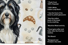 Load image into Gallery viewer, Black Bearded Collie Coffee Bar Kitchen Towel