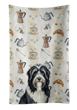 Load image into Gallery viewer, Black Bearded Collie Coffee Bar Kitchen Towel