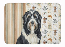 Load image into Gallery viewer, Black Bearded Collie Coffee Bar Memory Foam Kitchen Mat