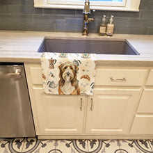 Load image into Gallery viewer, Brown Bearded Collie Coffee Bar Kitchen Towel
