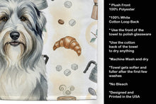 Load image into Gallery viewer, Bearded Collie Coffee Bar Kitchen Towel