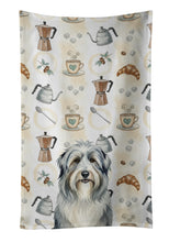 Load image into Gallery viewer, Bearded Collie Coffee Bar Kitchen Towel