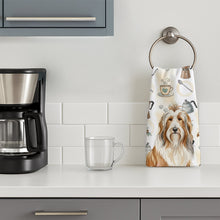 Load image into Gallery viewer, Fawn Bearded Collie Coffee Bar Kitchen Towel