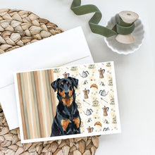 Load image into Gallery viewer, Beauceron Coffee Bar Greeting Cards Pack of 8