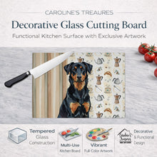 Load image into Gallery viewer, Beauceron Coffee Bar Glass Cutting Board
