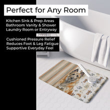 Load image into Gallery viewer, Belgian Laekenois Coffee Bar Memory Foam Kitchen Mat