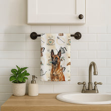 Load image into Gallery viewer, Mahogany Belgian Malinois Coffee Bar Kitchen Towel