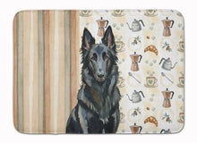 Load image into Gallery viewer, Belgian Sheepdog Groenendael Coffee Bar Memory Foam Kitchen Mat