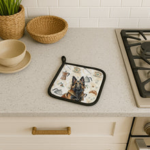 Load image into Gallery viewer, Belgian Tervuren Coffee Bar Pair of Pot Holders