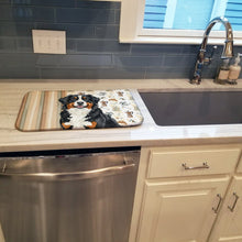 Load image into Gallery viewer, Bernese Mountain Dog Coffee Bar Dish Drying Mat