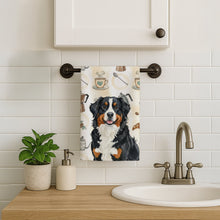 Load image into Gallery viewer, Bernese Mountain Dog Coffee Bar Kitchen Towel