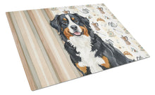 Load image into Gallery viewer, Bernese Mountain Dog Coffee Bar Glass Cutting Board