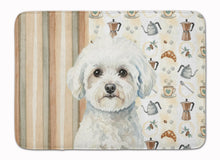 Load image into Gallery viewer, Bichon Frise Coffee Bar Memory Foam Kitchen Mat