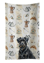 Load image into Gallery viewer, Black Russian Terrier Coffee Bar Kitchen Towel