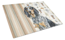 Load image into Gallery viewer, Bluetick Coonhound Coffee Bar Glass Cutting Board