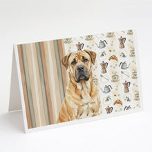 Load image into Gallery viewer, Fawn Boerboel Coffee Bar Greeting Cards Pack of 8
