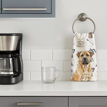 Load image into Gallery viewer, Fawn Boerboel Coffee Bar Kitchen Towel