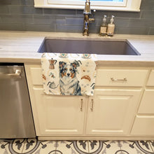 Load image into Gallery viewer, Blue Merle Border Collie Coffee Bar Kitchen Towel